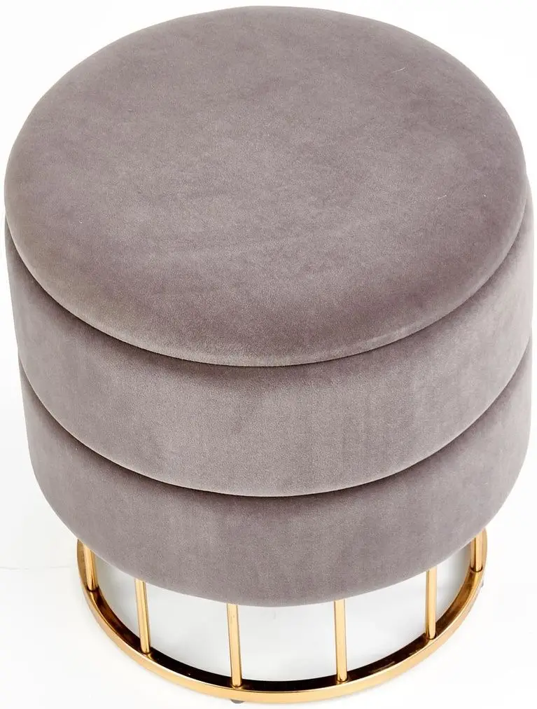 Пуф Halmar Minty (Gray/Gold) - 6