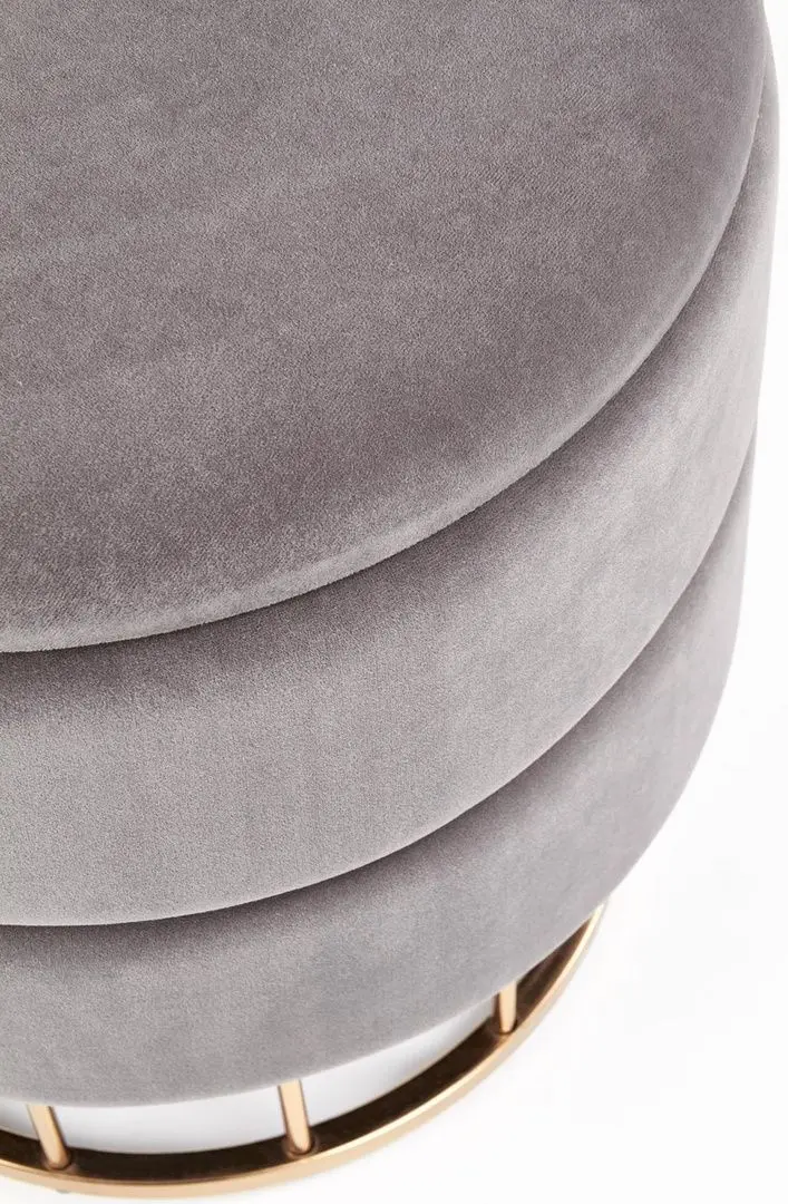 Пуф Halmar Minty (Gray/Gold) - 3
