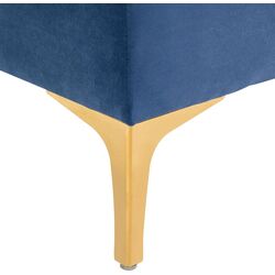 Bancheta Homcom 831-163V01 118x45x42 cm (Dark Blue/Gold) Thumb