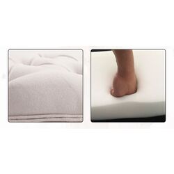 Bancheta Homcom 831-228 140x51x48 cm (Beige/Oak) Thumb