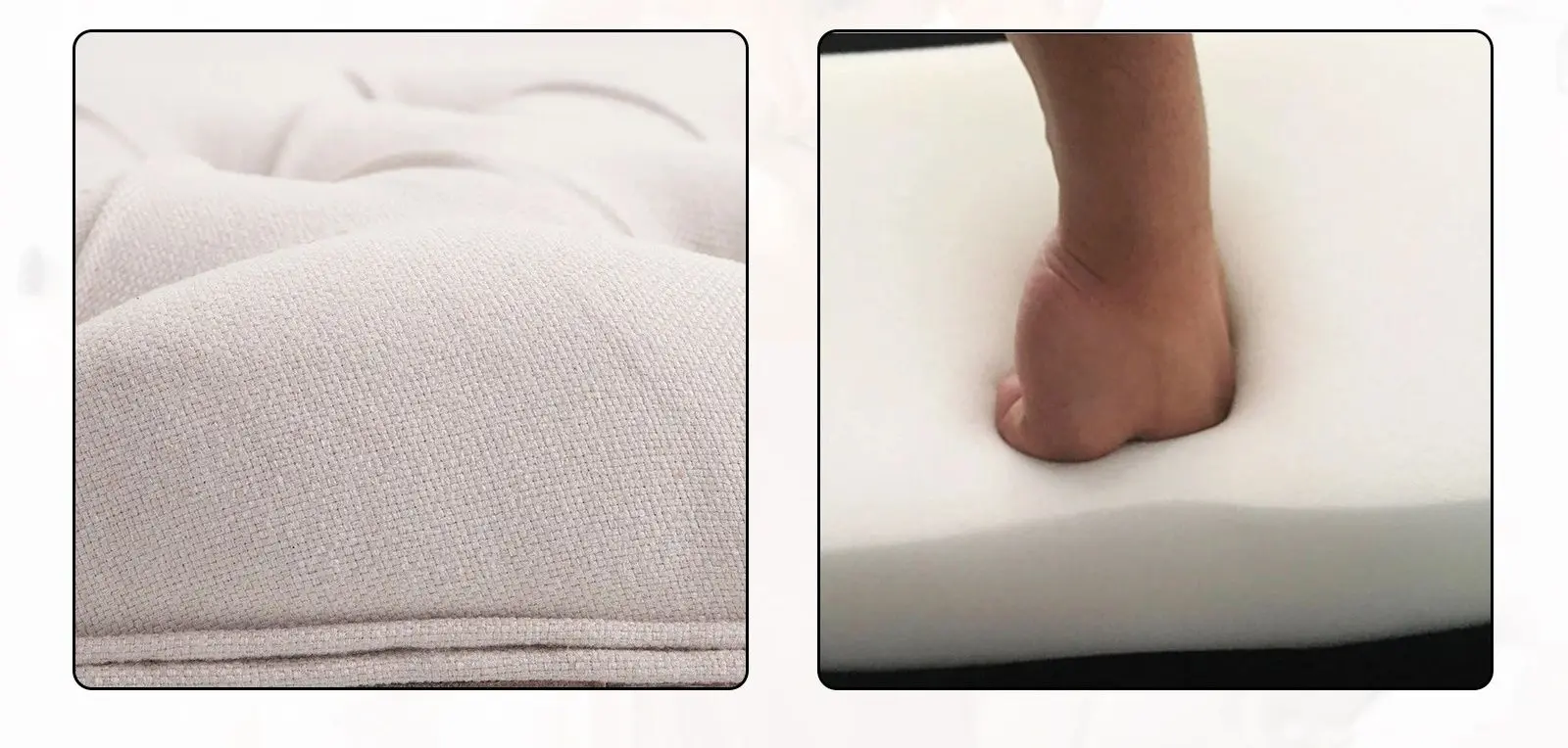 Bancheta Homcom 831-228 140x51x48 cm (Beige/Oak) - 3