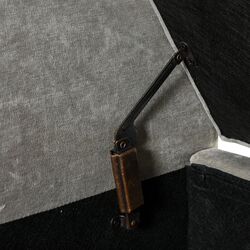 Bancheta Homcom 831-300 136x62x45 cm (Light Grey/Oak) Thumb