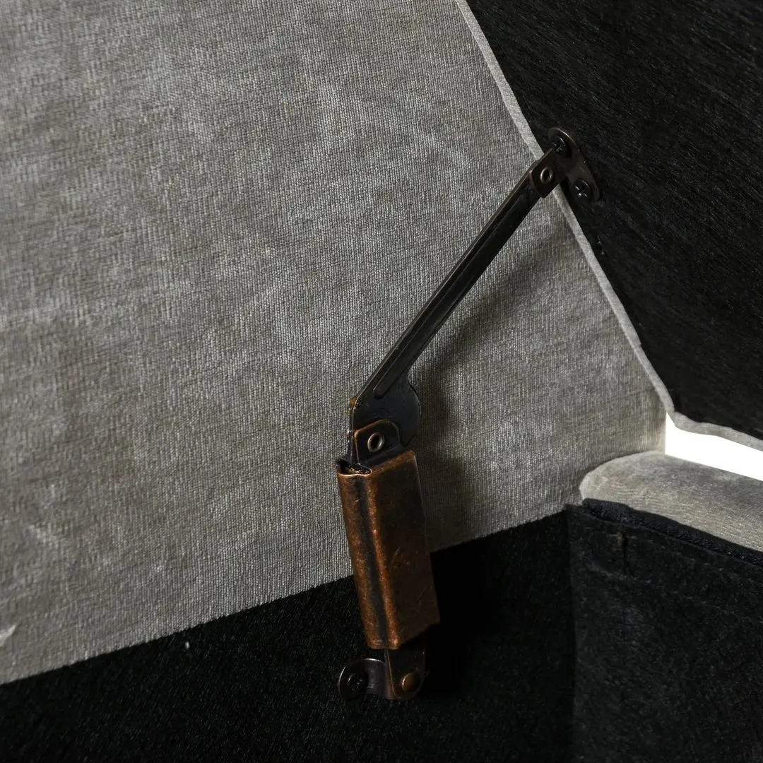 Bancheta Homcom 831-300 136x62x45 cm (Light Grey/Oak)