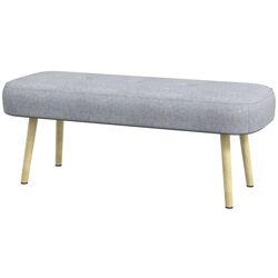 Bancheta Homcom 831-694V00GY 114x38x45 cm (Grey/Oak) Thumb