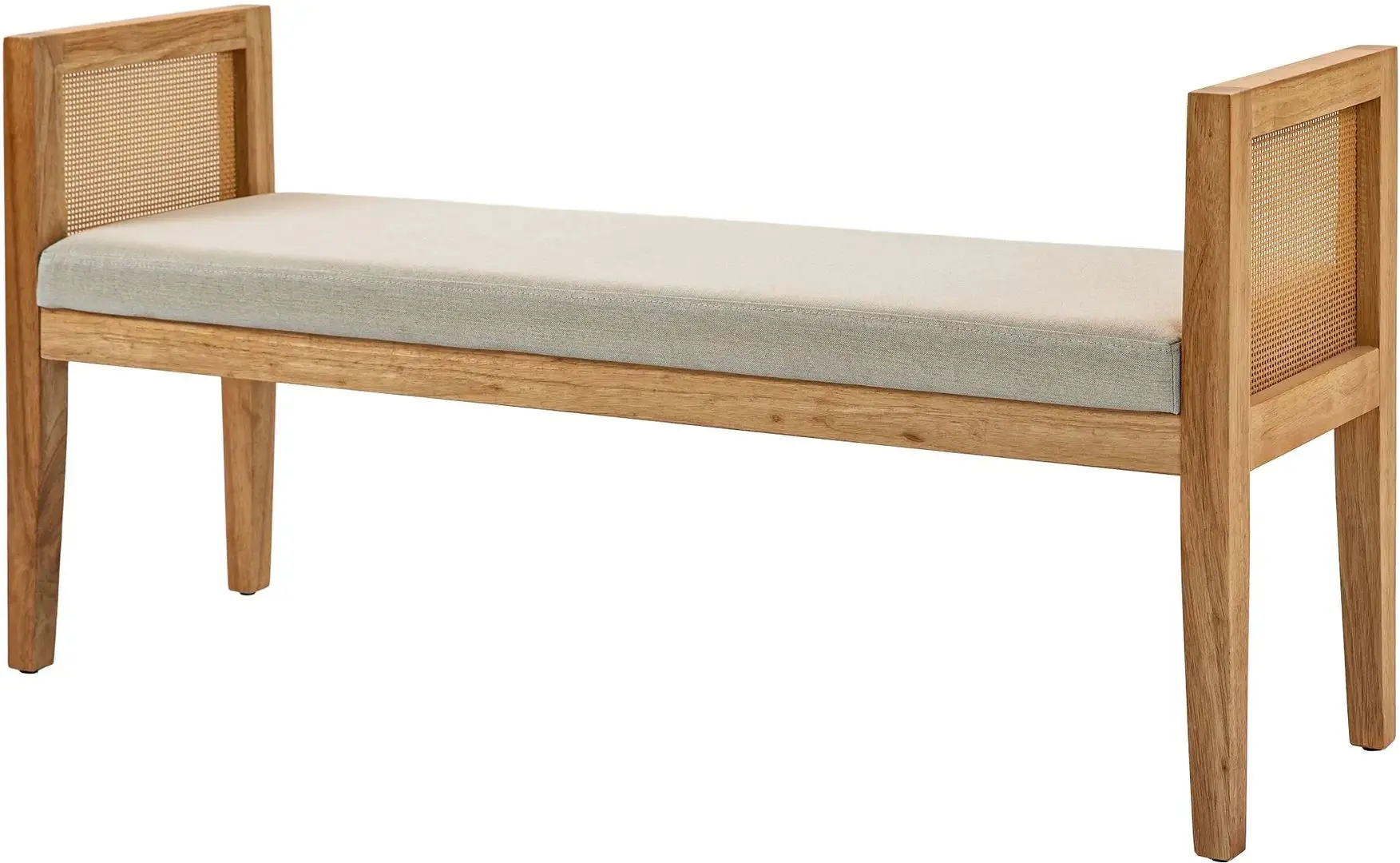 Bancheta Homcom 831-793V00CW 120x38x61 cm (Cream)