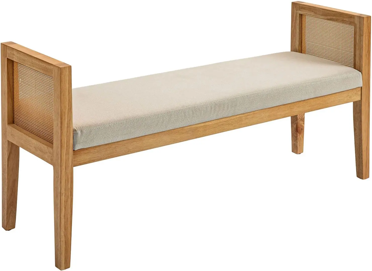 Bancheta Homcom 831-793V00CW 120x38x61 cm (Cream)