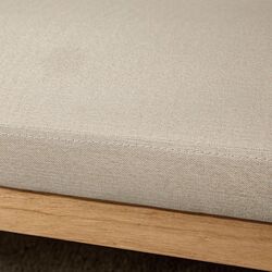 Bancheta Homcom 831-793V00CW 120x38x61 cm (Cream) Thumb