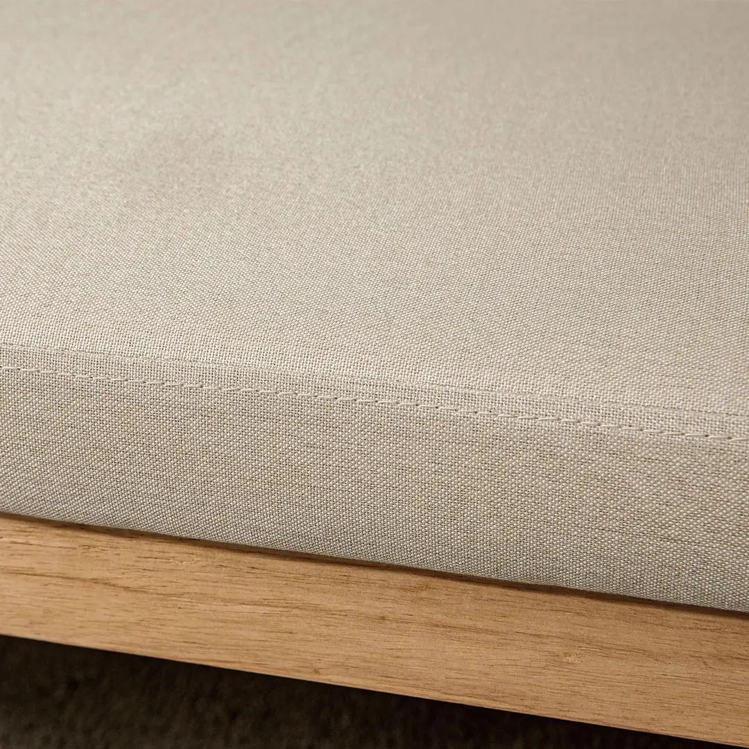 Bancheta Homcom 831-793V00CW 120x38x61 cm (Cream)