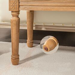 Bancheta Homcom 831-794V00CW 120x41x48 cm (White-cream/Oak) Thumb