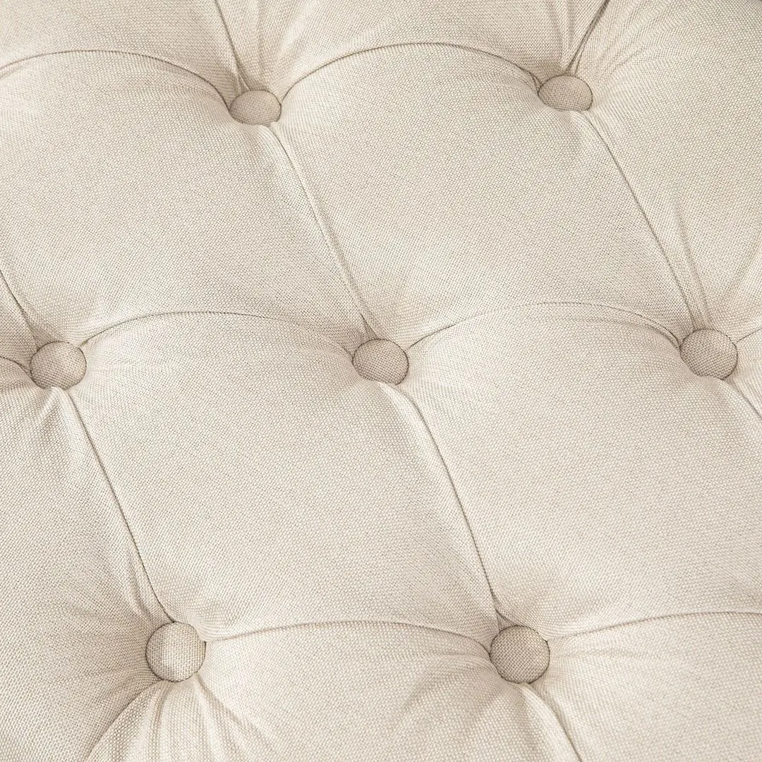 Bancheta Homcom 831-794V00CW 120x41x48 cm (White-cream/Oak)