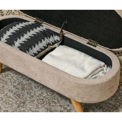 Bancheta Homcom 831-795V00CW (Beige) Thumb