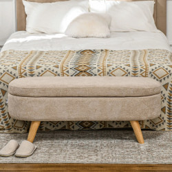 Bancheta Homcom 831-795V00CW (Beige) Thumb
