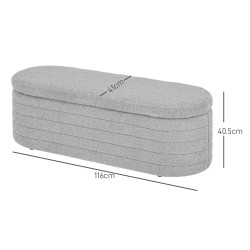 Bancheta Homcom 831-803V00LG (Light Grey) Thumb