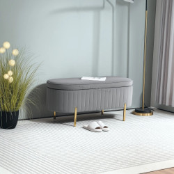 Банкетка Homcom 831-930V00GY (Grey)