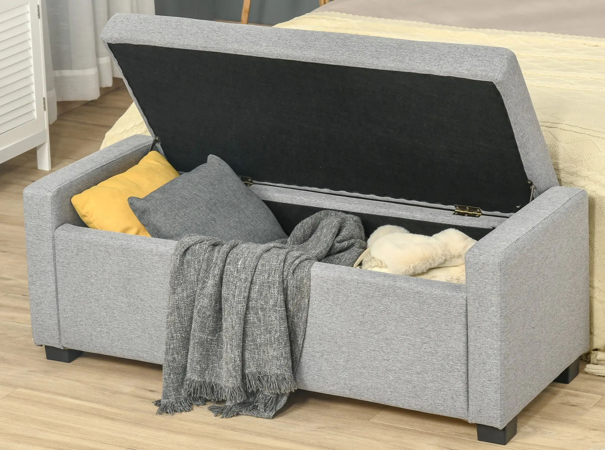 Bancheta Homcom 838-157V01GY (Grey) - 5