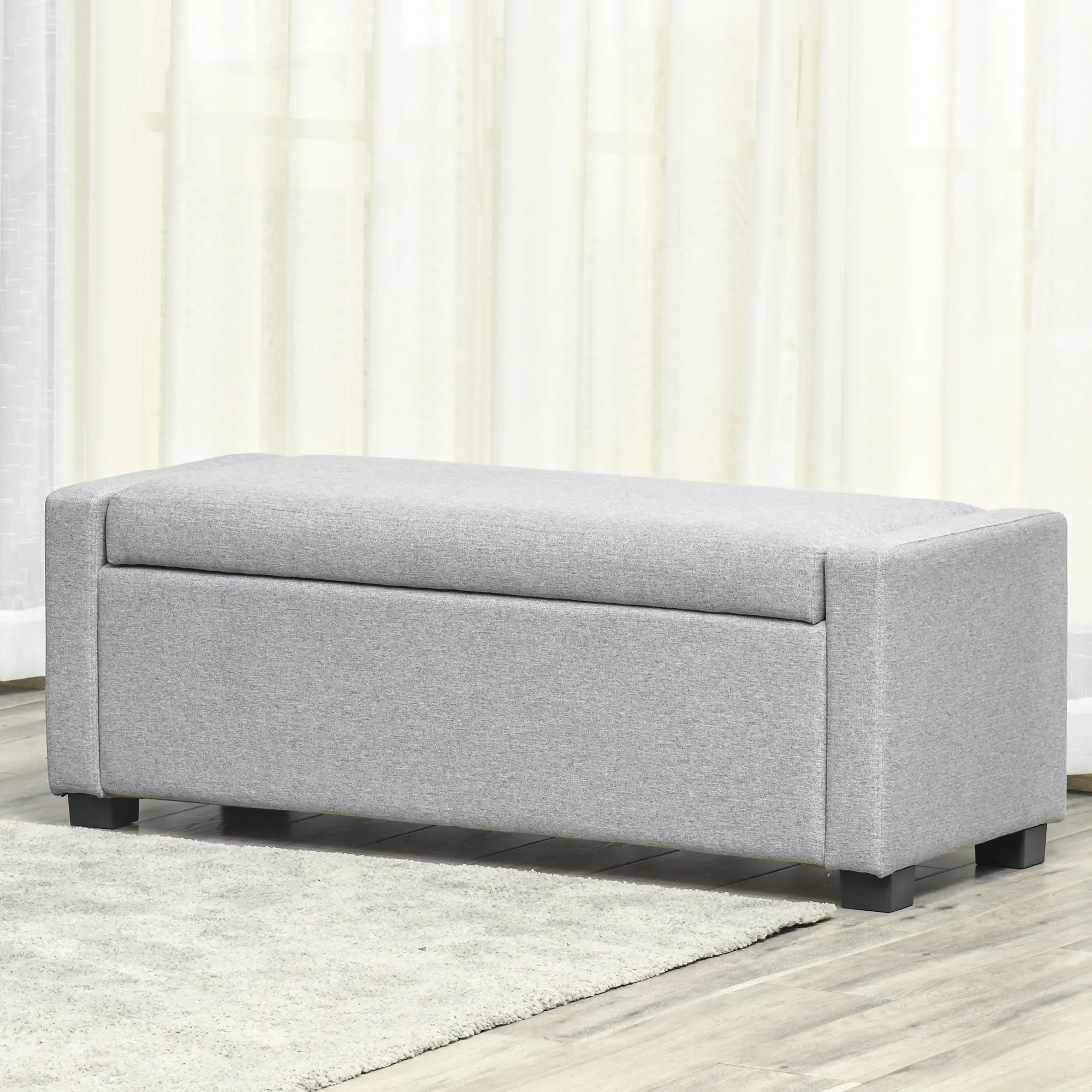 Bancheta Homcom 838-157V01GY (Grey) - 9