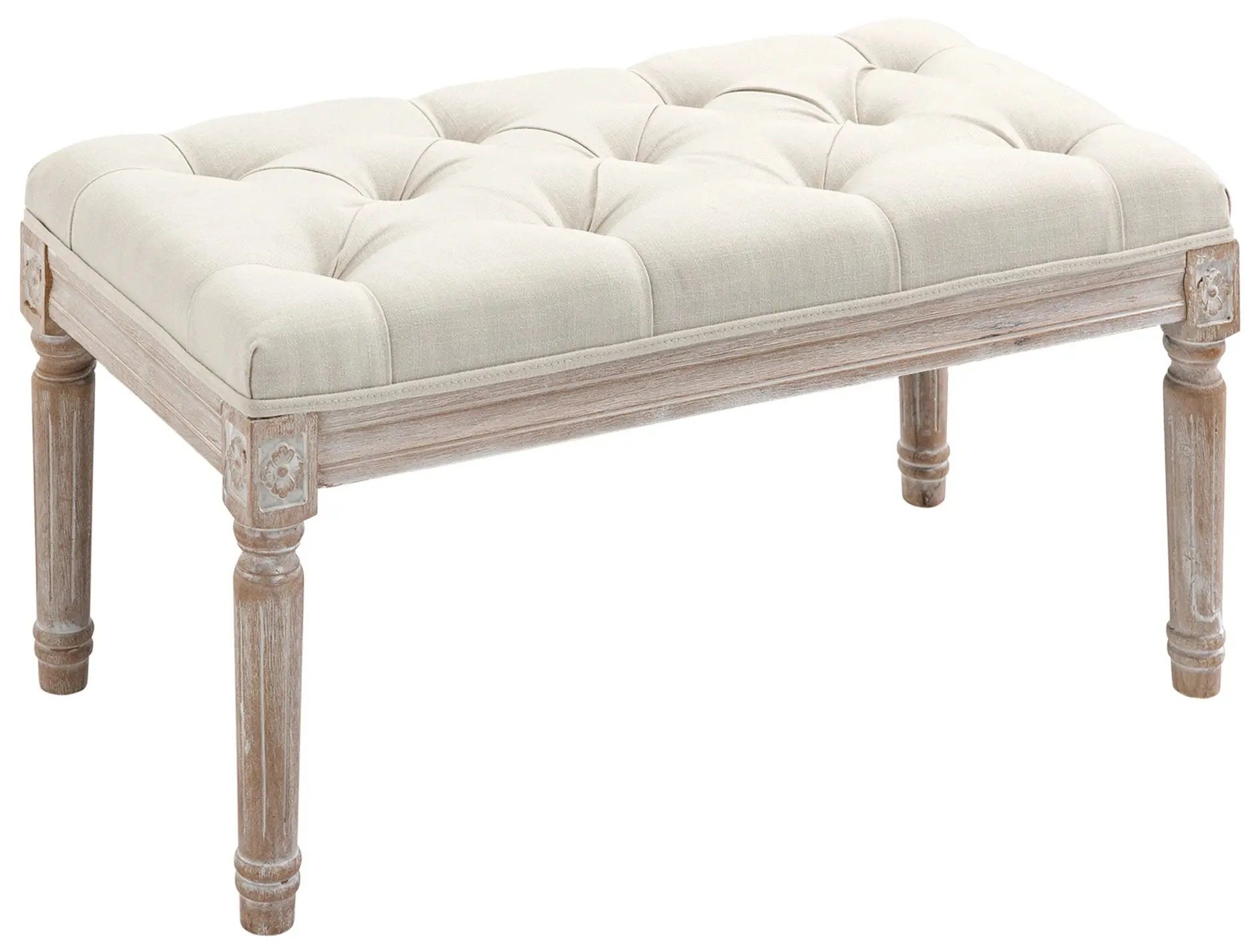 Bancheta Homcom 838-160V01CW (Cream White) - 2