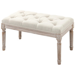 Bancheta Homcom 838-160V01CW (Cream White) Thumb