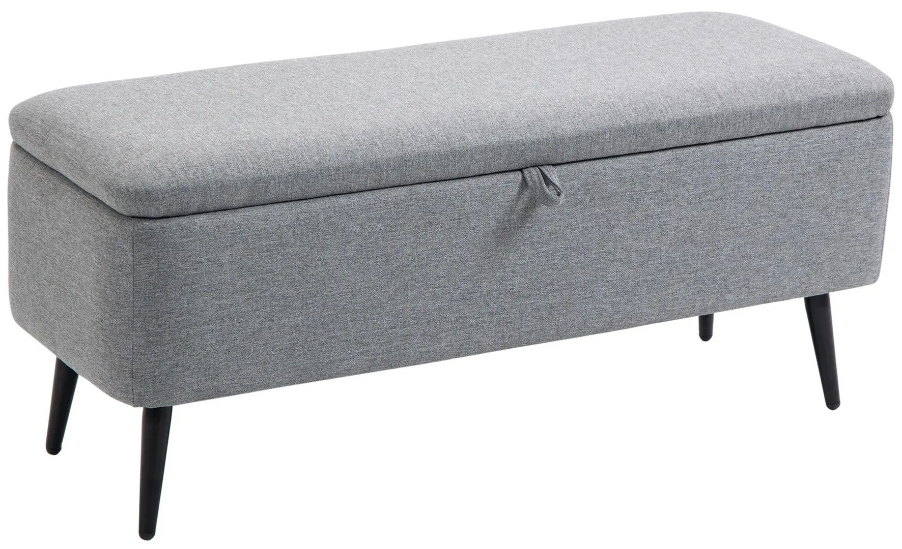 Bancheta Homcom 838-271V00GY 101x44x38 cm (Grey/Black)