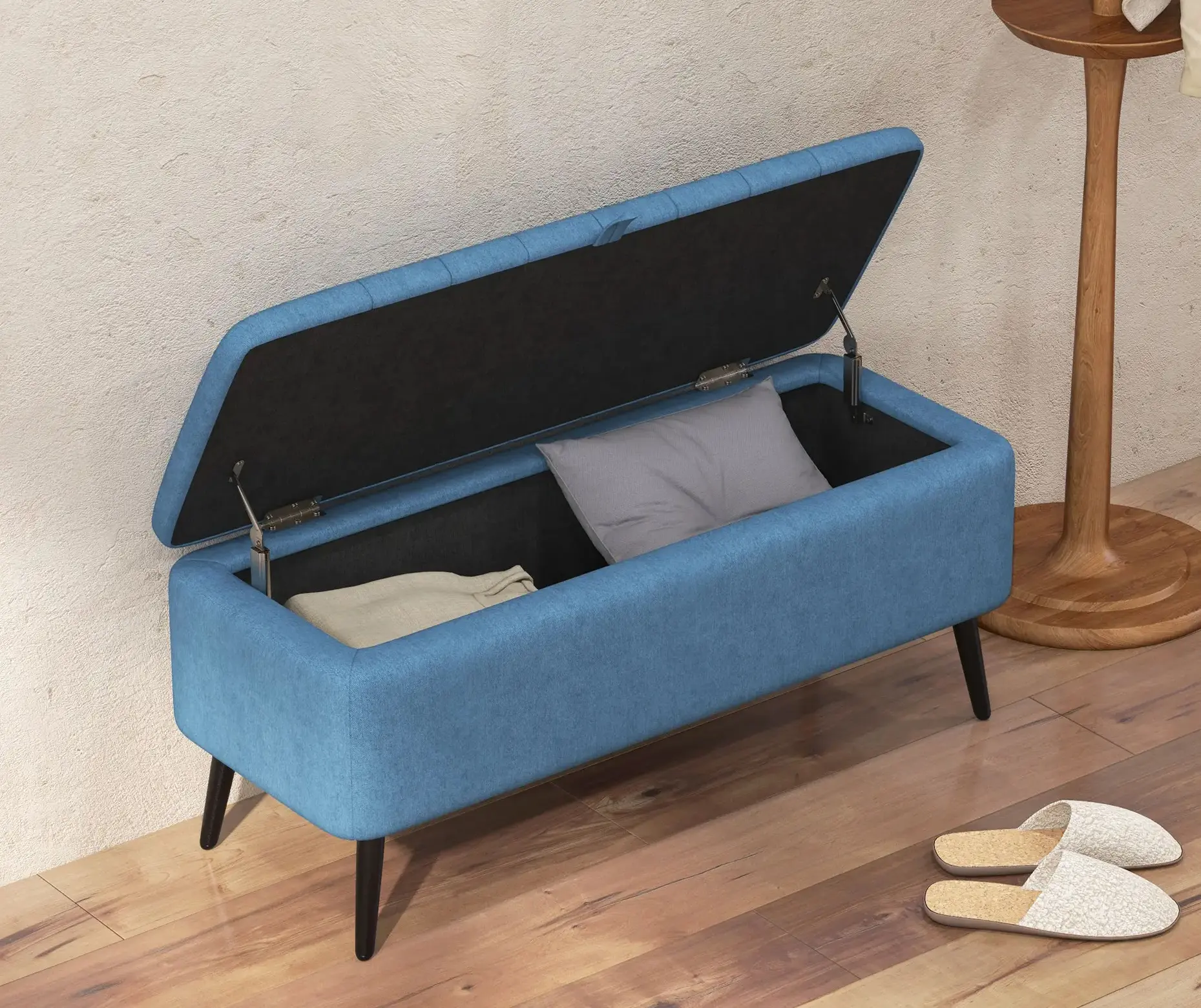 Банкетка Homcom 838-272V00DB (Dark Blue) - 8