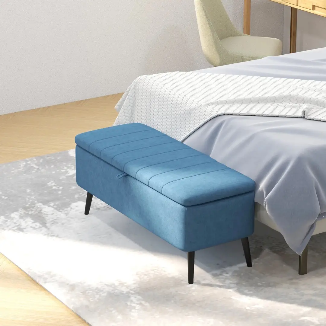 Банкетка Homcom 838-272V00DB (Dark Blue)