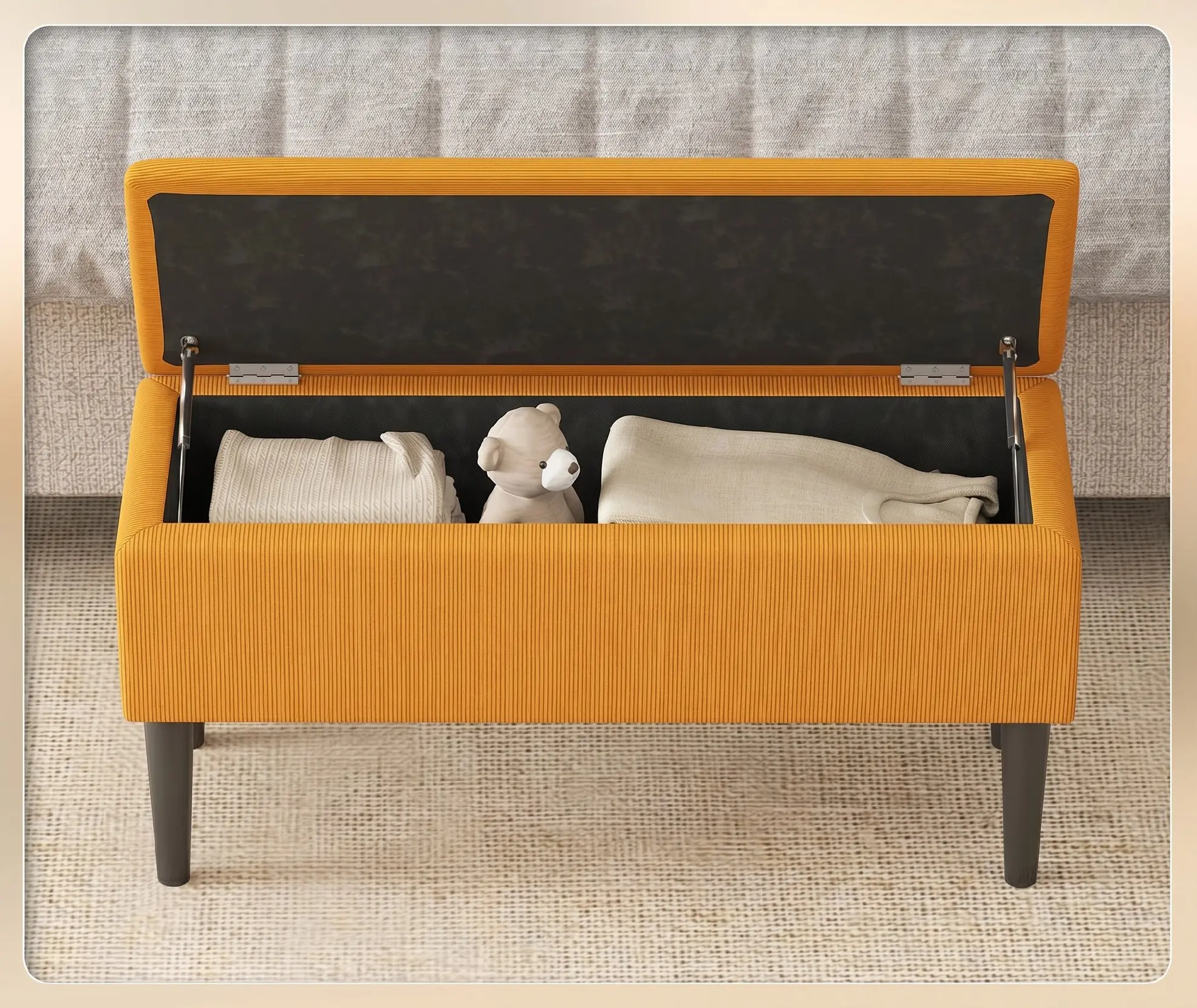 Банкетка Homcom 838-417V01OG (Orange) - 5