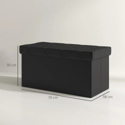 Bancheta Homcom 838-469V00BK (Black) Thumb
