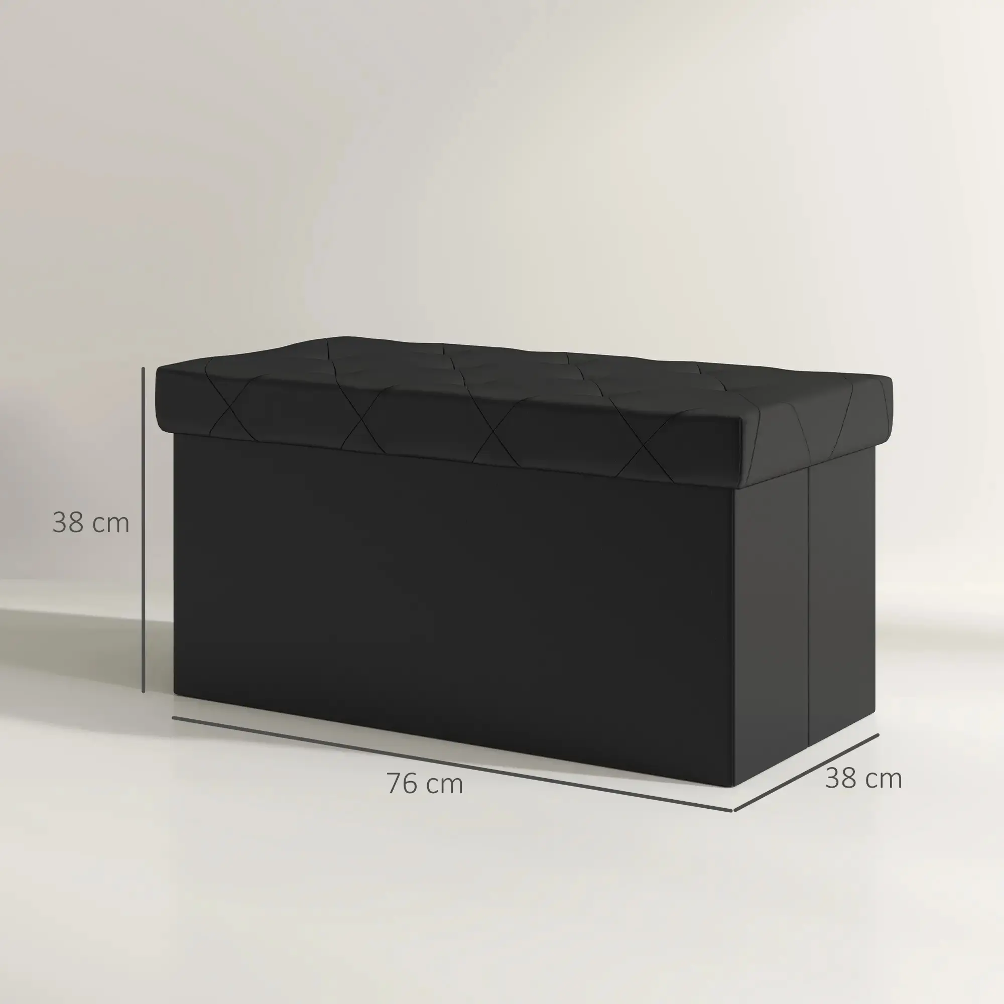 Bancheta Homcom 838-469V00BK (Black) - 5