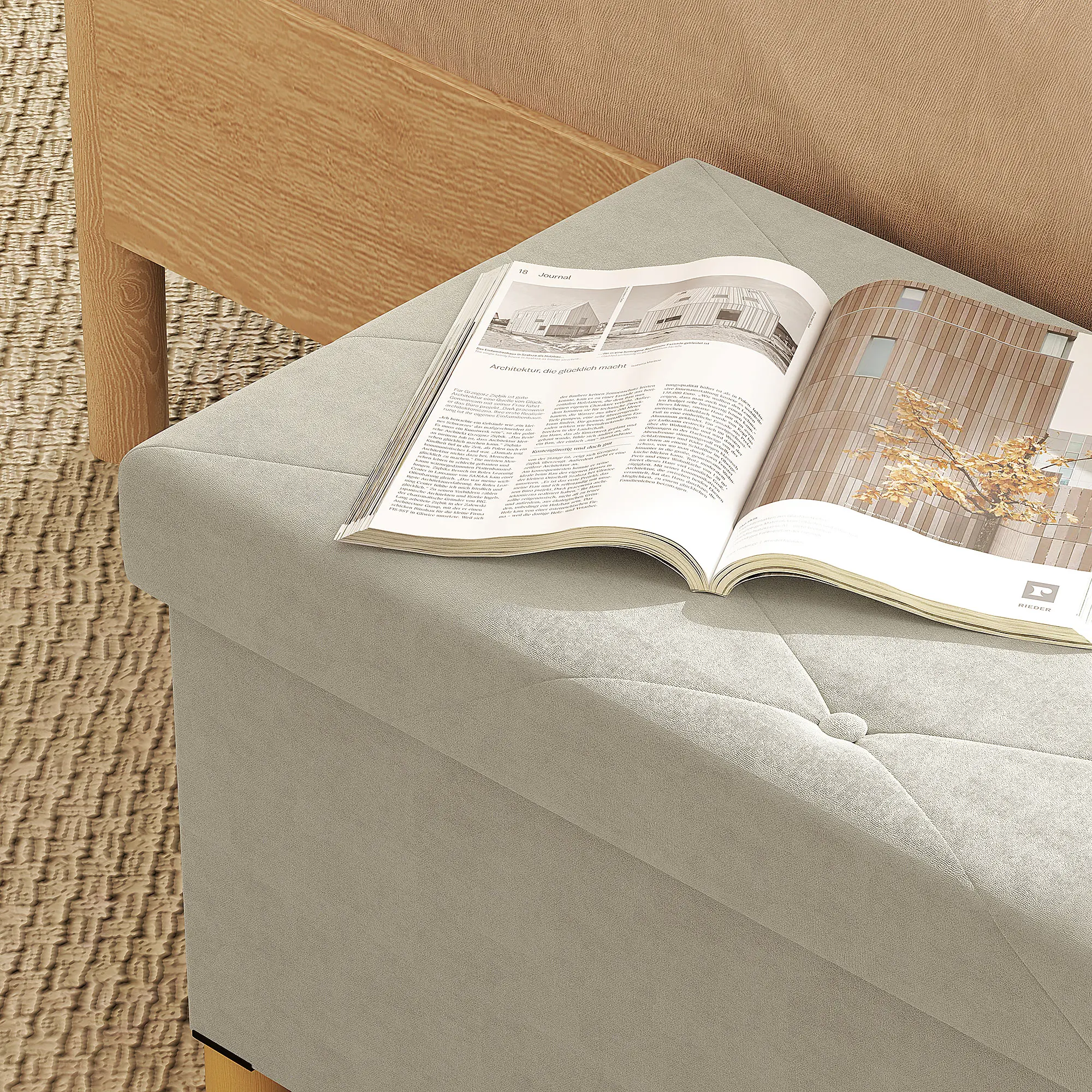 Bancheta Homcom 838-471V00CW (Cream White) - 8