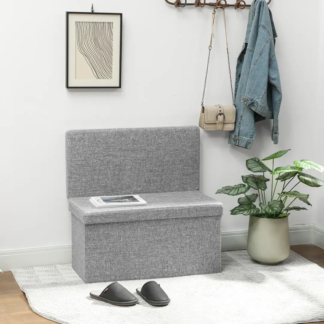 Bancheta Homcom 838-578V00GY (Grey)