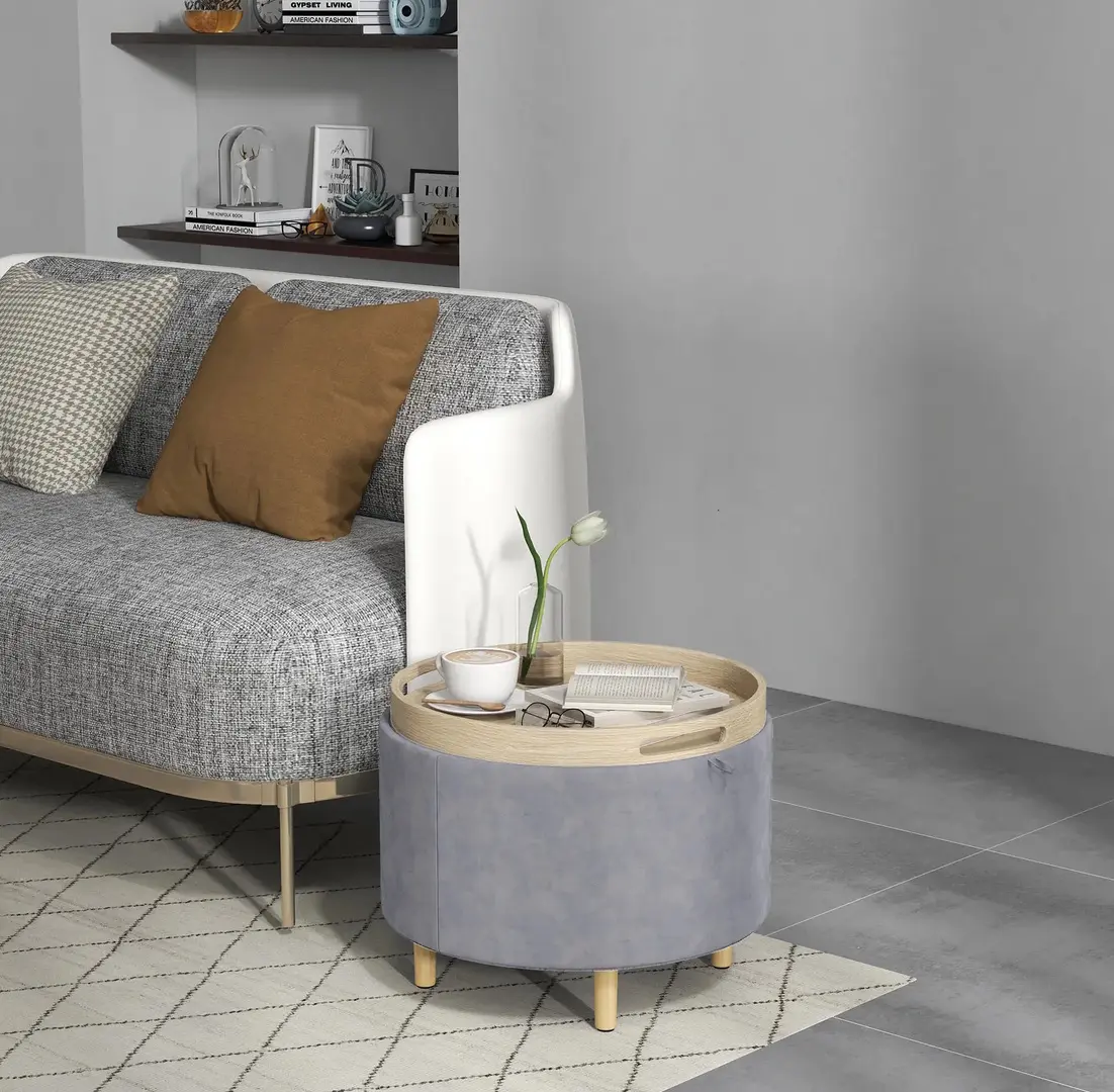 Пуф Halmar 838-434V80GY (Grey)