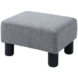 Пуф Homcom 833-666V70GY 40x30x24 cm (Grey/Black) Thumb