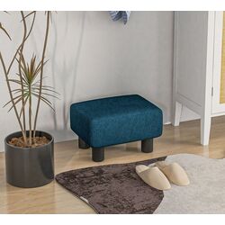 Пуф Homcom 833-666V80BU 40x30x24 (Dark Blue/Black)