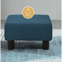 Пуф Homcom 833-666V80BU 40x30x24 (Dark Blue/Black) Thumb