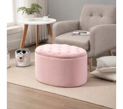 Puf Homcom 838-176PK 71x52x42 cm (Pink)