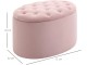 Puf Homcom 838-176PK 71x52x42 cm (Pink)