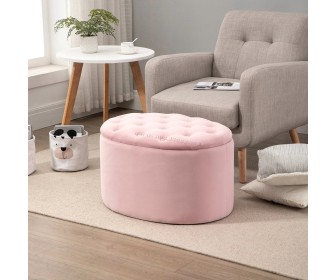 Puf Homcom 838-176PK 71x52x42 cm (Pink)