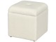 Puf Homcom 838-455V00CW 39 cm (White-cream)