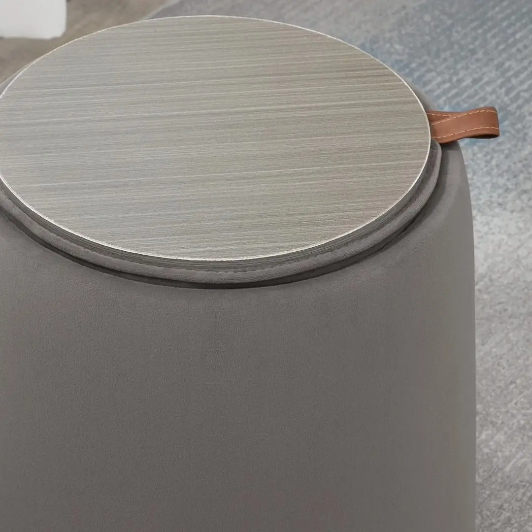 Puf cu tava Homcom 838-270V00CG 44x47 cm (Dark Grey)