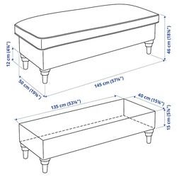 Bancheta Ikea Esseboda (Tallmyra Gri Mediu/Mesteacan) Thumb