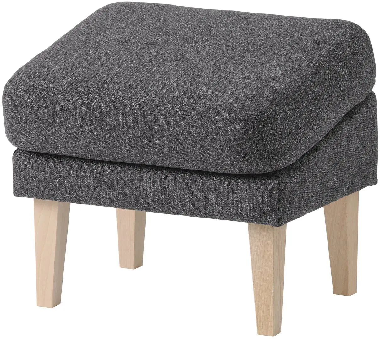 Puf Ikea Omtanksam inclinata (Gunnared Gri Inchis)