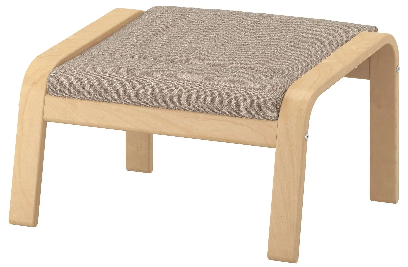 Puf Ikea Poang (Furnir Mesteacăn/Hillared Bej)