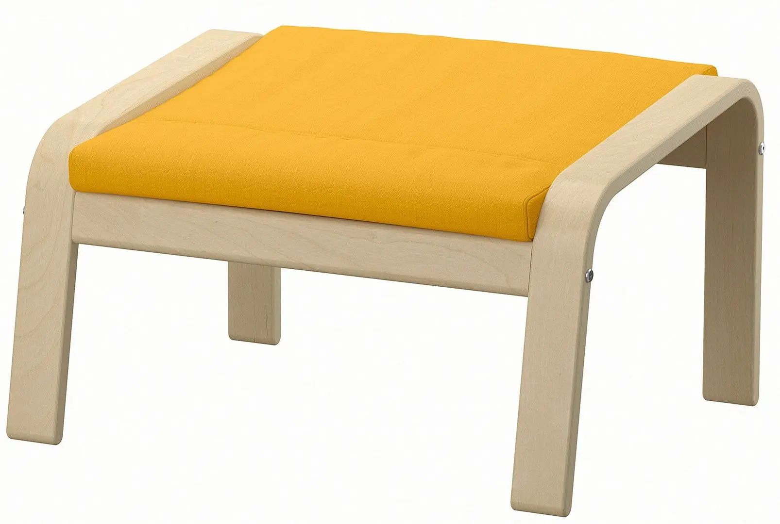 Puf Ikea Poang (Furnir Stejar Alb/Rockneby Multicolor)