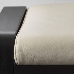 Пуф Ikea Poang (Черно-коричневый/Глосе Белый С Оттенком) Thumb