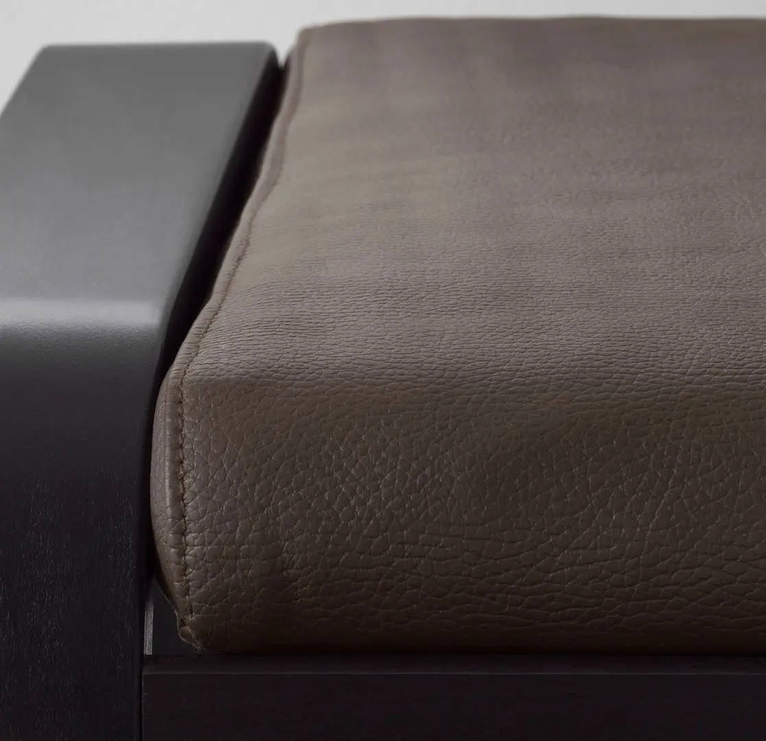 Puf Ikea Poang/Glose (Negru-maro/Maro inchis)