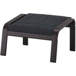 Puf Ikea Poang (Negru-Maro/Hillared Antracit) Thumb