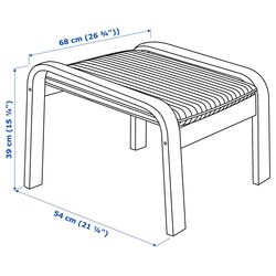 Puf Ikea Poang (Negru-maro/Skiftebo Galben) Thumb