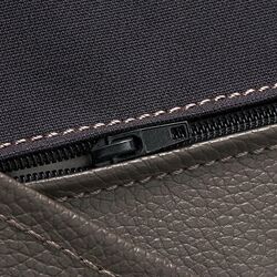 Puf Ikea Poang (Furnir Stejar Alb/Glose Maro închis) Thumb