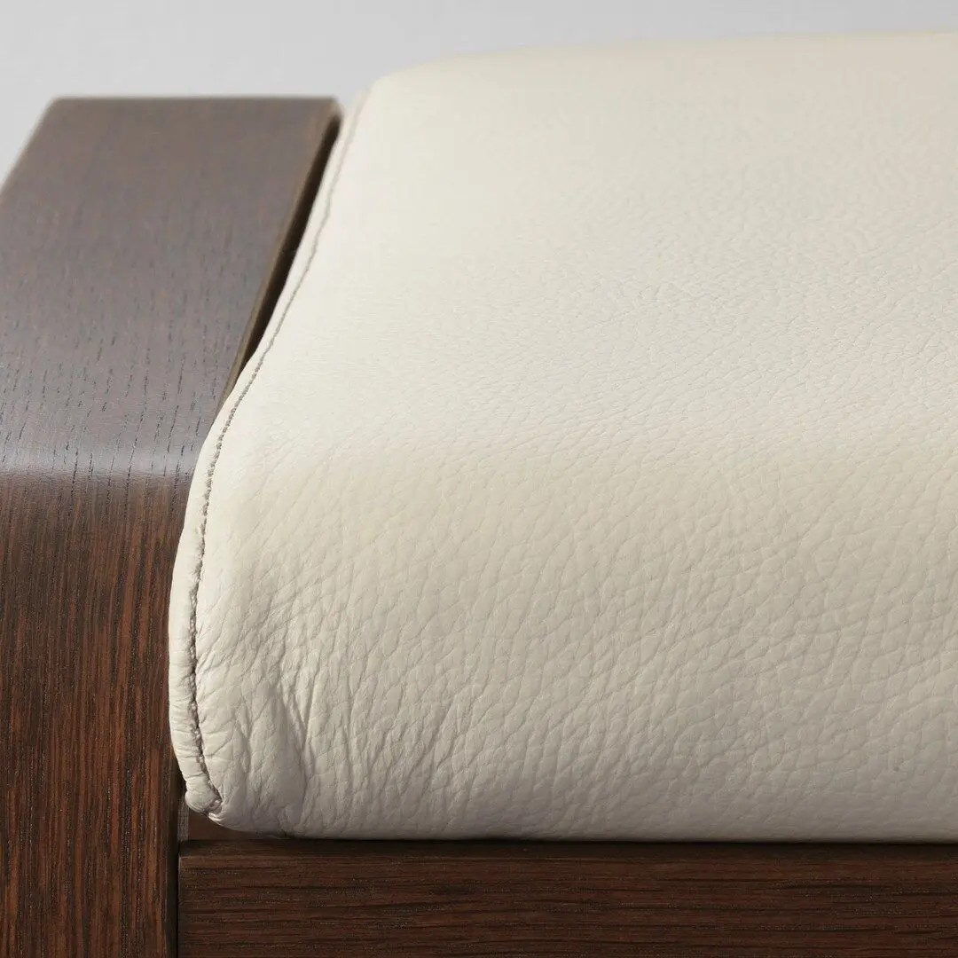 Puf Ikea Poang/Glose (Maro/Ecru)