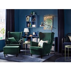 Пуф Ikea Strandmon (Джупарп Темно-Зеленый) Thumb